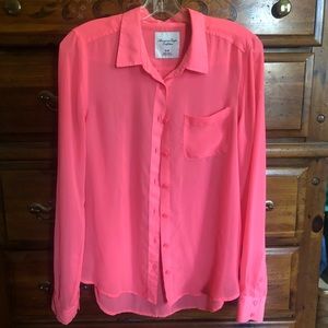 American Eagle Outfitters Long Sleeve Blouse